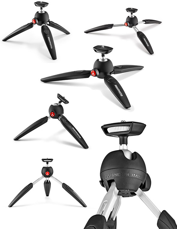 Manfrotto Pixi Evo 2 Section Mini Tripod (MTPIXIEVO-BK) - настольный штатив (Black) купить в интернет-магазине icover