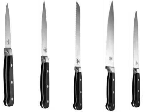 Набор ножей Wesco Knife Pipe 5 шт 322691-62 (Black) купить в интернет-магазине icover