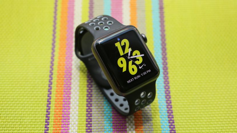 Умные часы Apple Watch Nike+ Series 3 42 mm (Space Grey/Black Sport Band) купить в интернет-магазине icover