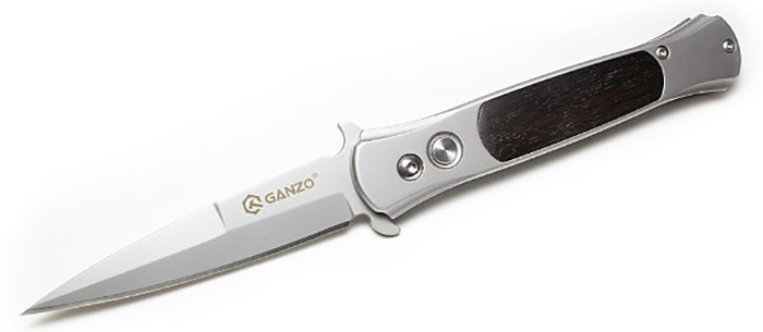 Ganzo G707 - нож выкидной (Brown) купить в интернет-магазине icover