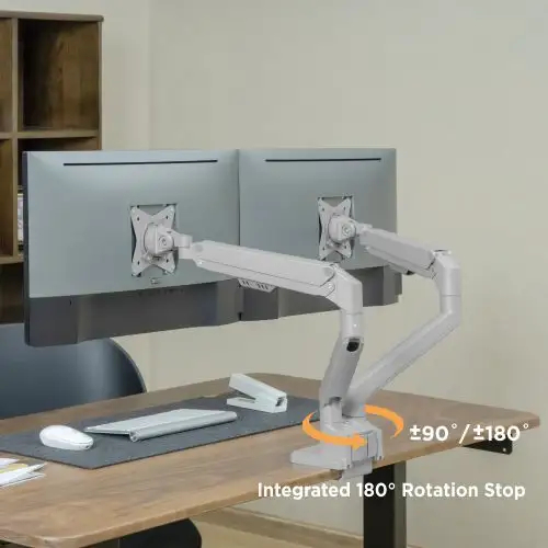 Кронштейн Ridberg Monitor Arm LDT62 Dual LDT62-C024 (White) купить в интернет-магазине icover