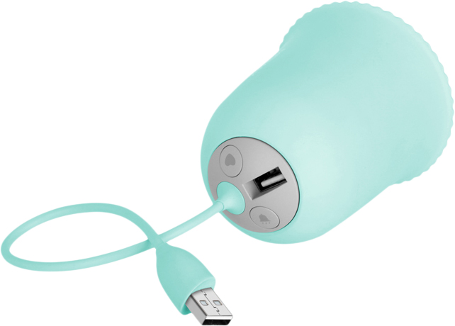 Беспроводной светильник - грелка Momax iWarmer Bell-Lamp External Battery Pack с функцией зарядки (Blue) купить в интернет-магазине icover