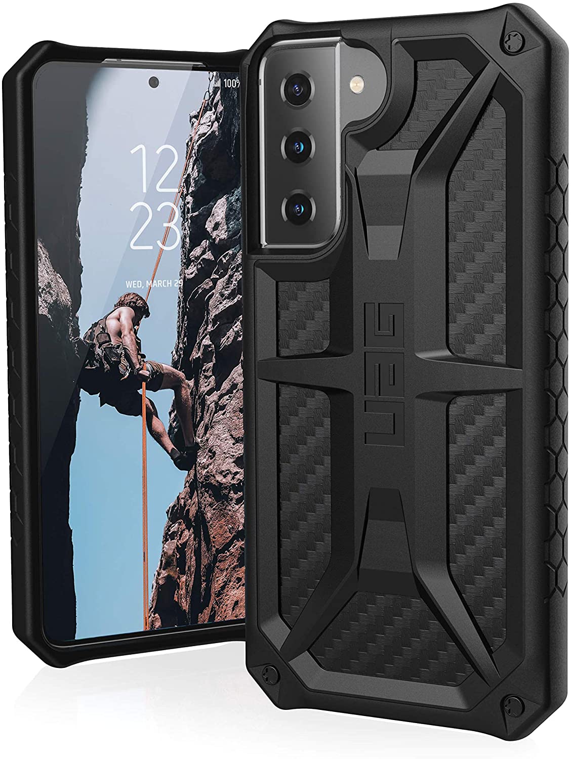 

Чехол UAG Monarch (212811114242) для Samsung Galaxy S21 5G (Carbon Fiber)