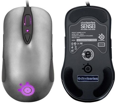 SteelSeries Sensei Laser (62150) - проводная мышь (Silver) купить в интернет-магазине icover