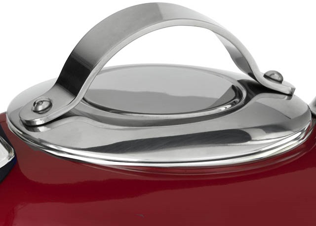 Чайник наплитный со свистком KitchenAid 2.0-Quart Kettle KTEN20SBER (Empire Red) купить в интернет-магазине icover