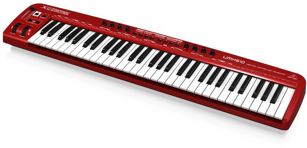 Behringer U-Control UMX610 - миди-клавиатура (Red) купить в интернет-магазине icover