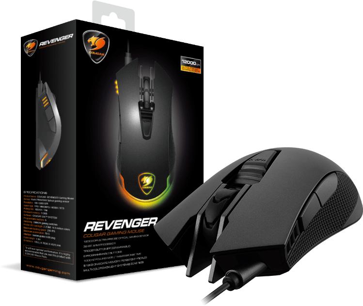 Cougar Revenger (CUREV) - проводная мышь (Black) купить в интернет-магазине icover