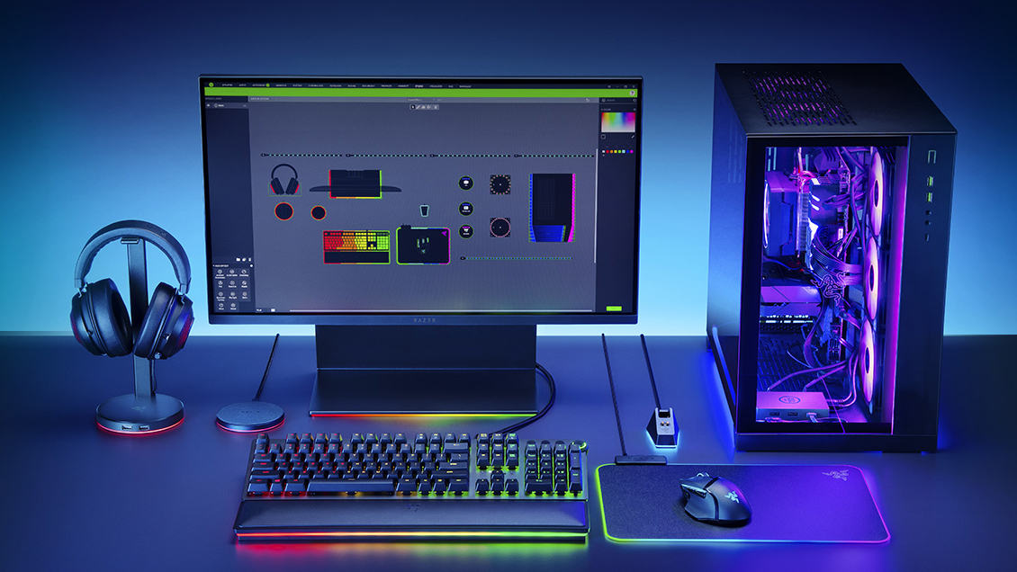 Беспроводная зарядка Razer Chroma Charging Pad 10W (RC21-01600100-R371) купить в интернет-магазине icover