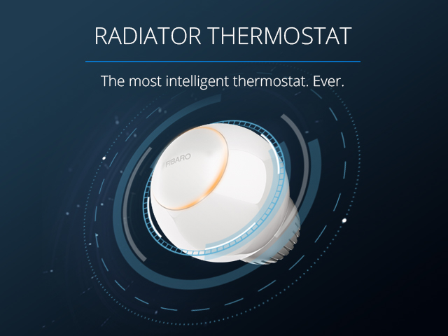 Радиаторный термостат Fibaro Heat Controller для Apple HomeKit (White) купить в интернет-магазине icover