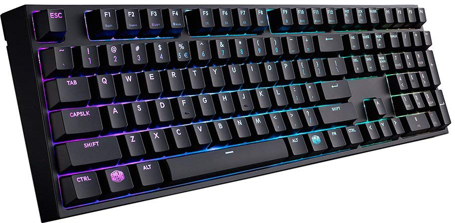 Клавиатура Cooler Master MasterKeys Pro L (SGK-6020-KKCR1-RU) RGB Cherry MX Red (Black) купить в интернет-магазине icover
