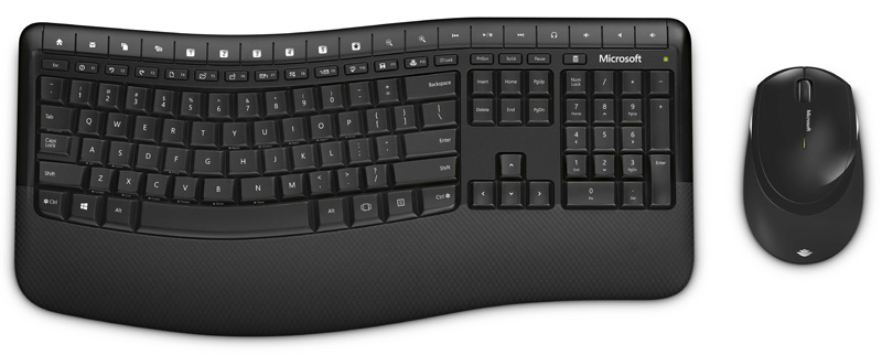 Беспроводные клавиатура и мышь Microsoft Wireless Desktop 5050 (PP4-00017) купить в интернет-магазине icover