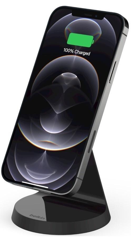 Беспроводное зарядное устройство Belkin Boost Charge MagSafe (WIB003vfBK) для iPhone 12/13 (Black) купить в интернет-магазине icover