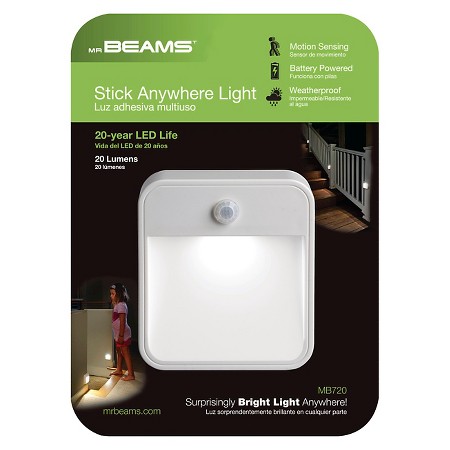Mr Beams Stick Anywhere Light (MB720) - беспроводной LED светильник (White) купить в интернет-магазине icover
