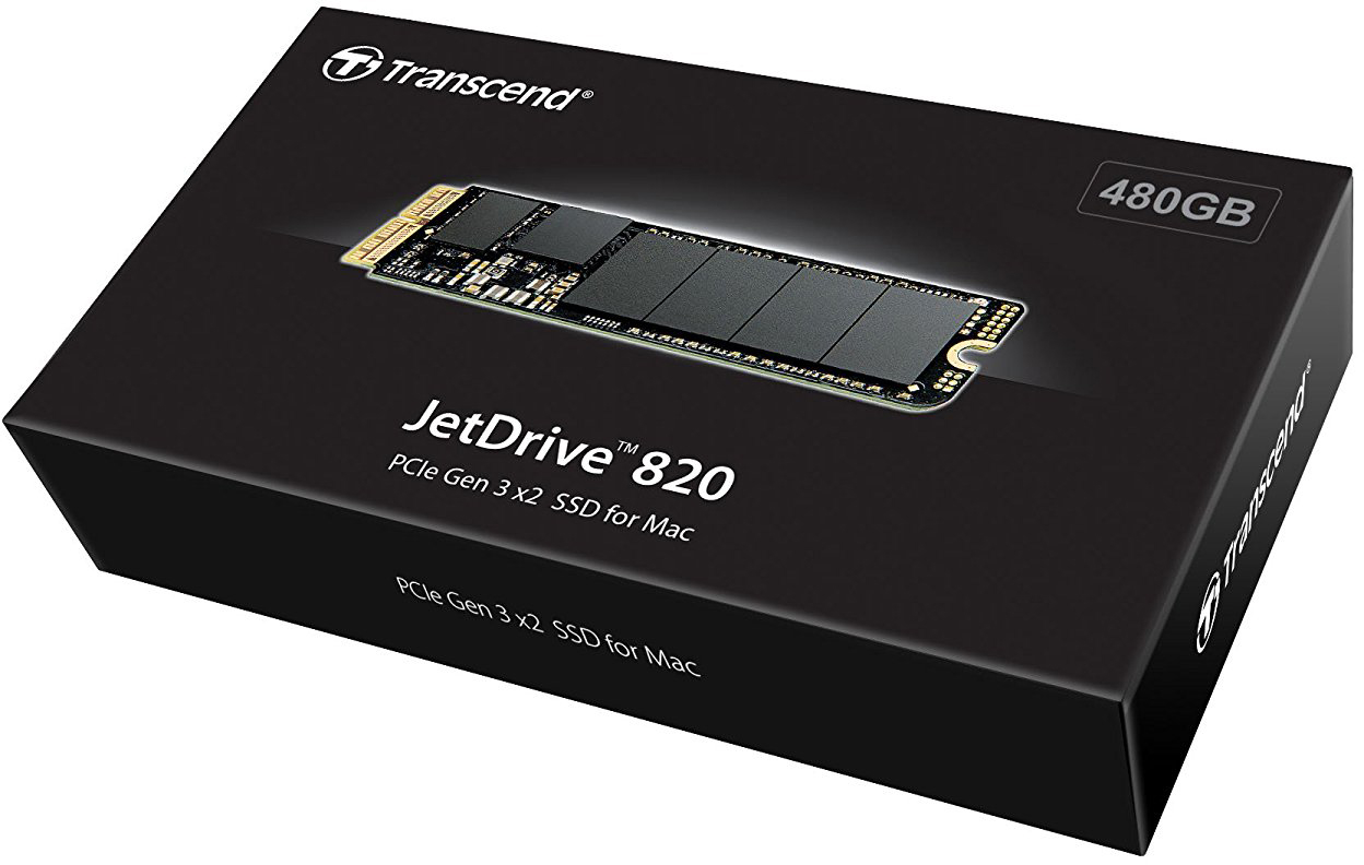 Твердотельный накопитель SSD Transcend JetDrive 820 480Gb для MacBook Pro/Air, Mac mini/Pro (TS480GJDM820) купить в интернет-магазине icover