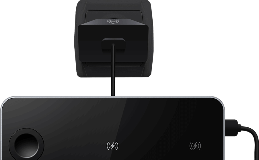 Беспроводное зарядное устройство Prestigio ReVolt A5 3-in-1 (SU2PCS105ASG) купить в интернет-магазине icover