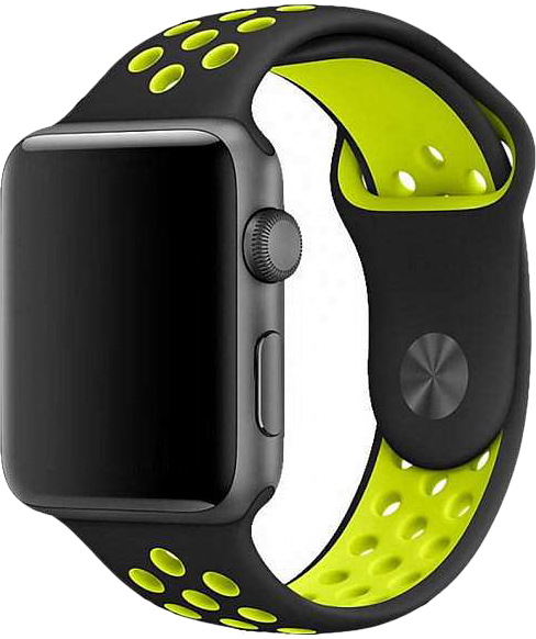 

Ремешок COTEetCI W12 (WH5216-BK-YL) для Apple Watch series SE/6/2/3/4 38/40mm (Black/Yellow), W12