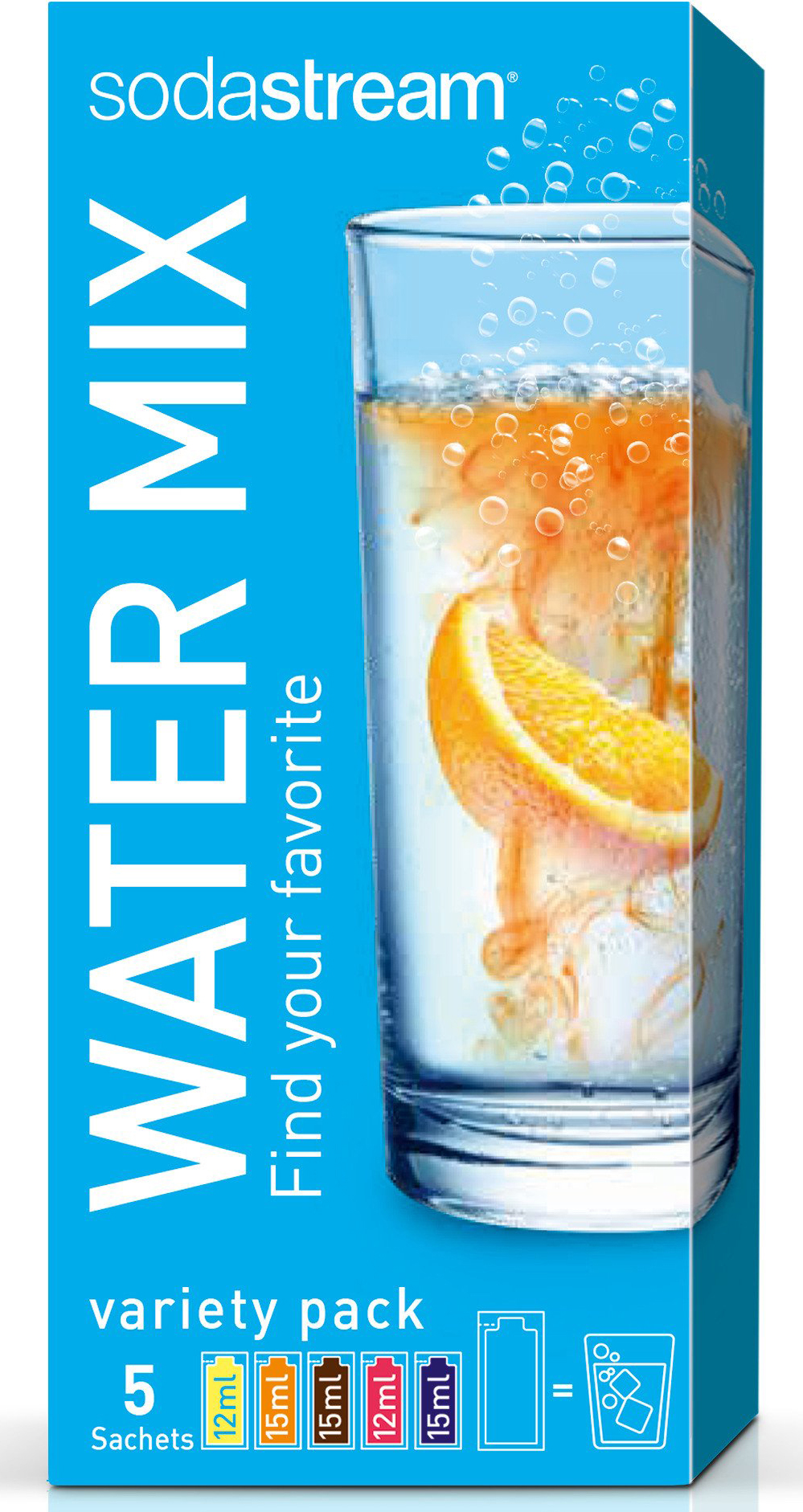 

Набор концентратов безалкогольного напитка Sodastream Water Mix 5 pack, Water Mix