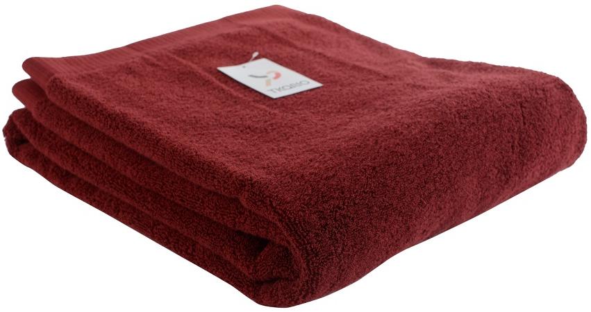 Полотенце банное бордового цвета Tkano Essential, 90х150 см купить в интернет-магазине icover