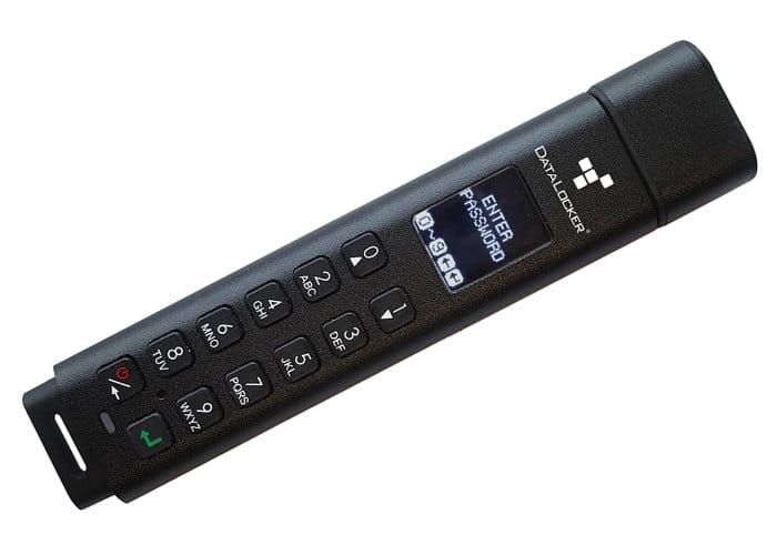 Защищенный USB-накопитель DataLocker Sentry K300 64Gb (Black) купить в интернет-магазине icover