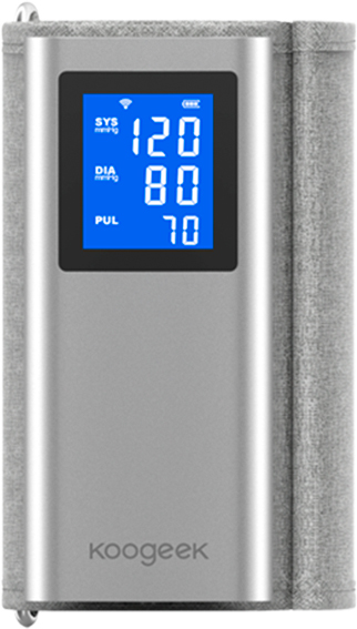 Тонометр Koogeek Smart Upper Arm Blood Pressure Monitor KSBP2-1 (Grey) купить в интернет-магазине icover