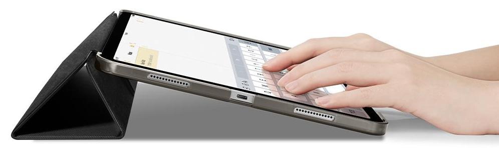 Чехол Spigen Liquid Air Folio (ACS02884) для iPad Pro 12.9" 2021 (Black) купить в интернет-магазине icover