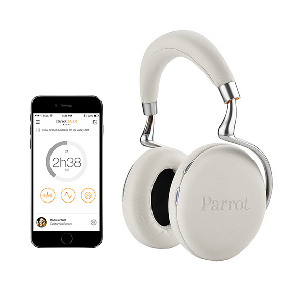 Parrot Zik 2 by Starck - беспроводные наушники (White) купить в интернет-магазине icover
