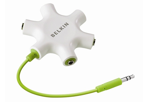 Belkin RockStar – хаб для наушников (White/Green) купить в интернет-магазине icover