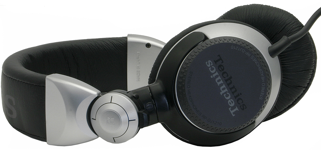 Technics RP-DJ1210E-S - мониторные наушники (Black/Silver) купить в интернет-магазине icover