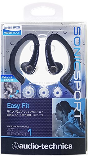 Вставные спортивные наушники Audio-Technica ATH-SPORT1 (Black) купить в интернет-магазине icover