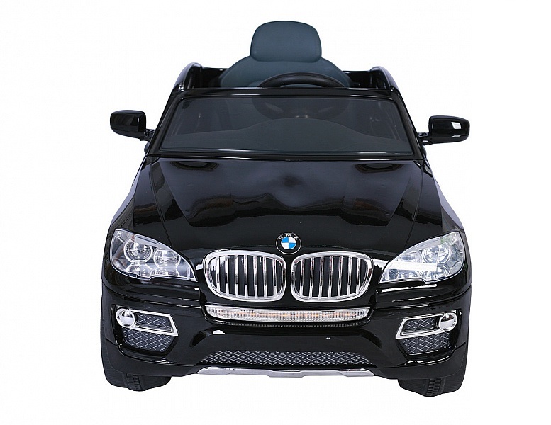 Barty BMW X6 (BMW-X6-JA-JJ258_black1) - электромобиль одноместный + кожаный чехол на сиденье (Glossy black) купить в интернет-магазине icover