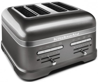 

Тостер на 4 хлебца KitchenAid 4-Slice Automatic Toaster 5KMT4205EMS (Medallion Silver)