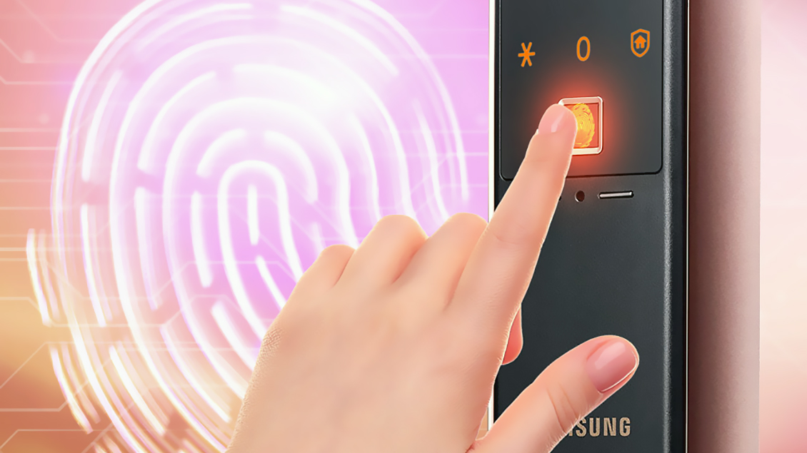 Электронный дверной замок Samsung SHP-DH538MC/VK (Copper) купить в интернет-магазине icover