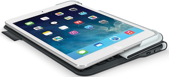 Logitech Ultrathin Keyboard Folio (920-006150) - чехол-клавиатура для iPad mini (Carbon Black) купить в интернет-магазине icover