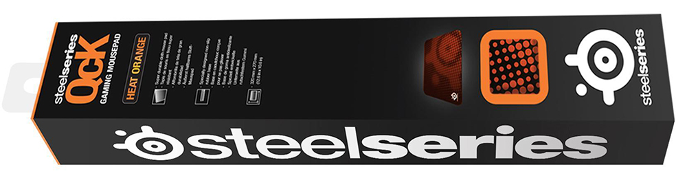 SteelSeries QcK (67279) - коврик для мыши (Heat Orange) купить в интернет-магазине icover