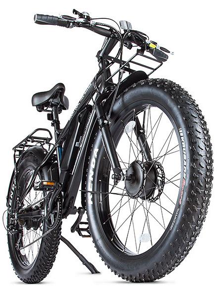 Велогибрид Eltreco Volteco BigCat Dual New (Matte Black) купить в интернет-магазине icover