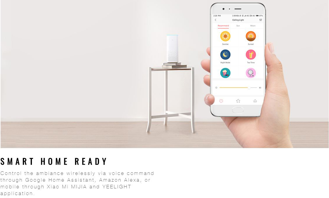 Потолочная лампа Xiaomi Yeelight Jade LED Mini YLXD44YL (Star Sky) купить в интернет-магазине icover