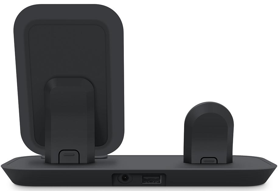 Беспроводное зарядное устройство Mophie 2 in 1 401305727 (Black) купить в интернет-магазине icover