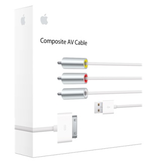 Apple Composite AV Cable (MC748ZM/A) купить в интернет-магазине icover