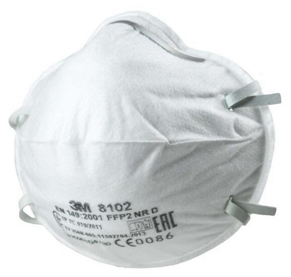 Респиратор 3M 8102 FFP2 (White) купить в интернет-магазине icover