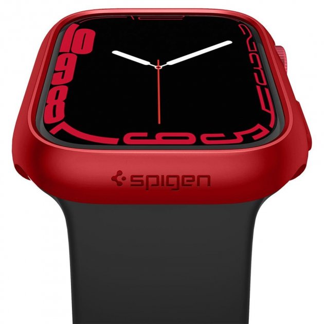 Чехол Spigen Thin Fit (ACS04177) для Apple Watch 7 / 8 45mm (Red) купить в интернет-магазине icover