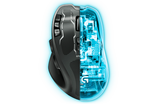 Logitech Wireless Gaming Mouse G700S (910-003424) - беспроводная игровая мышь (Black) купить в интернет-магазине icover