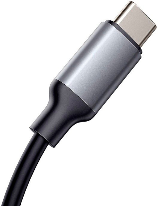 Переходник Baseus Enjoyment Series USB-C to HDMI CAHUB-X0G (Deep Grey) купить в интернет-магазине icover