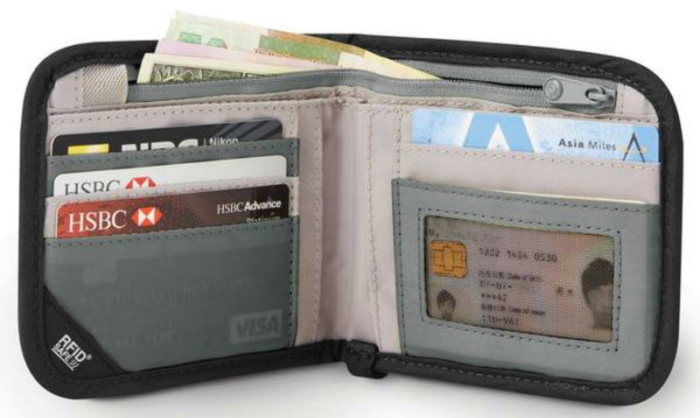 Кошелек Pacsafe RFIDsafe V100 (Black) купить в интернет-магазине icover