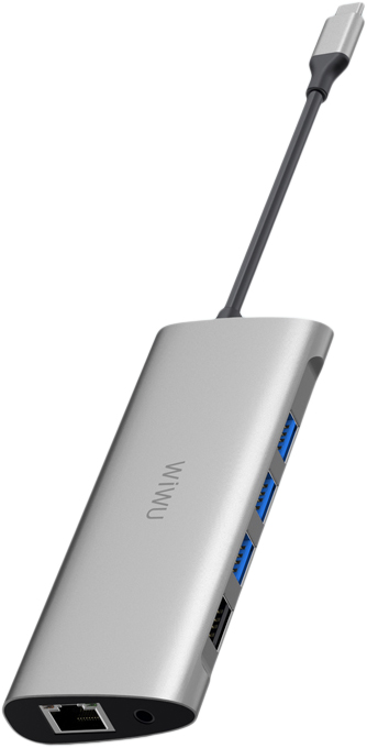 USB-концентратор Wiwu Alpha 11-in-1 USB-C (Grey) купить в интернет-магазине icover