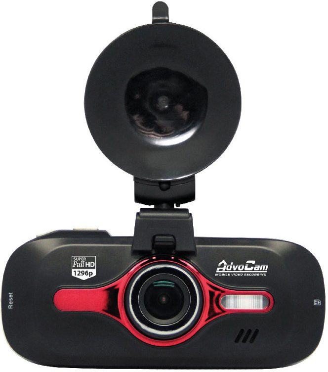 AdvoCam-FD8 Red-II - автомобильный видеорегистратор (Black/Red) купить в интернет-магазине icover