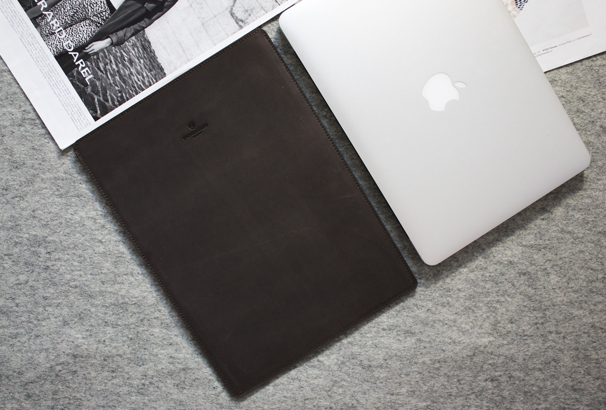 Чехол Stoneguard 511 NEW 2016 для MacBook Pro 13/ Air 13 2018 (Black) купить в интернет-магазине icover