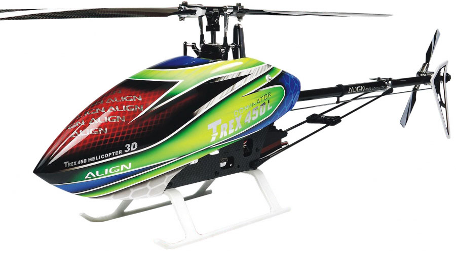 Align T-Rex 450L Dominator 6S KIT (RH45E17XT) - радиоуправляемый вертолет (Green) купить в интернет-магазине icover