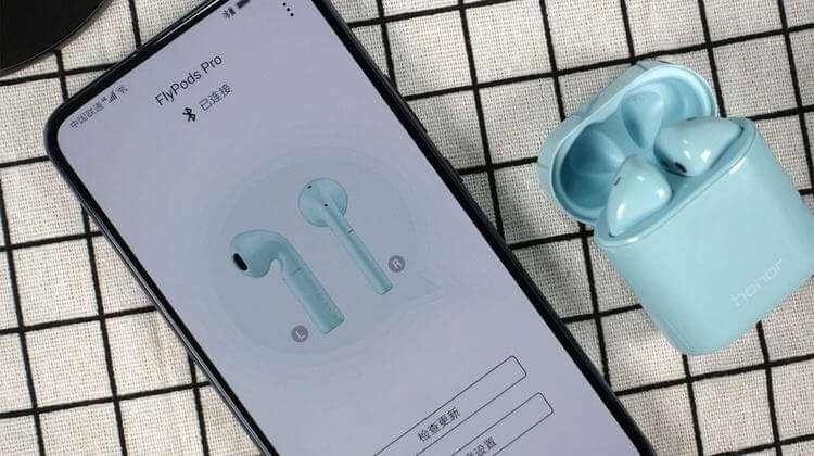 Bluetooth-наушники с микрофоном Huawei Honor FlyPods Pro (Blue) купить в интернет-магазине icover