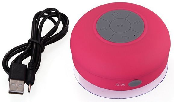 Waterproof Bluetooth Shower Speaker - водонепроницаемая акустика (Red) купить в интернет-магазине icover