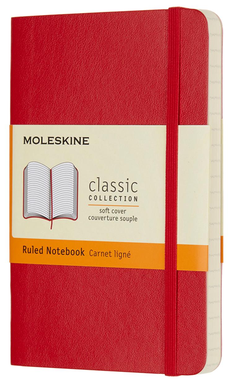

Блокнот Moleskine Classic Soft Pocket QP611F2 (Red)